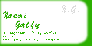 noemi galfy business card